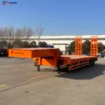 Lowbed Semi Trailer 60T-150T 3-5 Axle Lowboy Trailer gallery 3