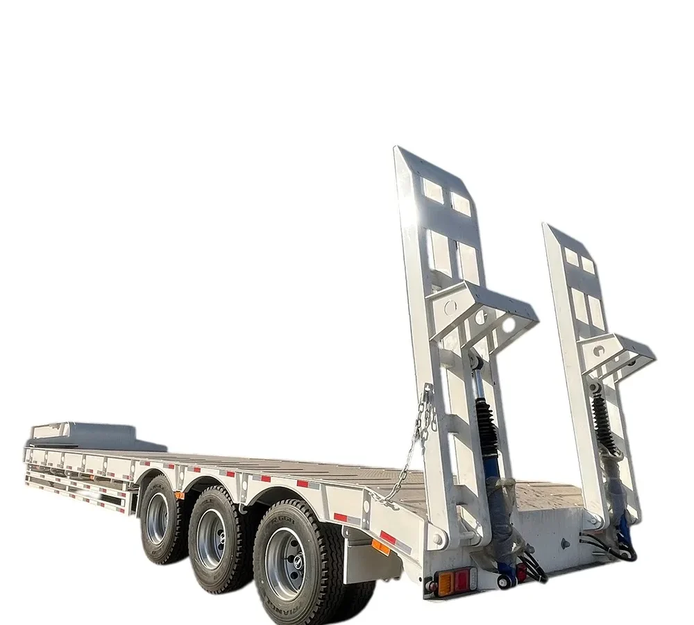 Lowbed Semi Trailer 60T-150T 5 Axle Low Loader