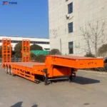 Lowbed Semi Trailer 60T-150T 5 Axle Low Loader gallery 3