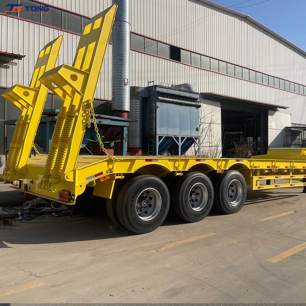 Lowbed Semi Trailer 60T-150T Heavy Duty Transport for Sale gallery 6