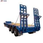 Lowboy Semi Trailer 3 4 5 Axles 60T to 150T Custom gallery 1