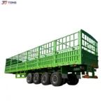 Multi Axle Fence Semi Trailer for Mineral Bulk Hauling gallery 1