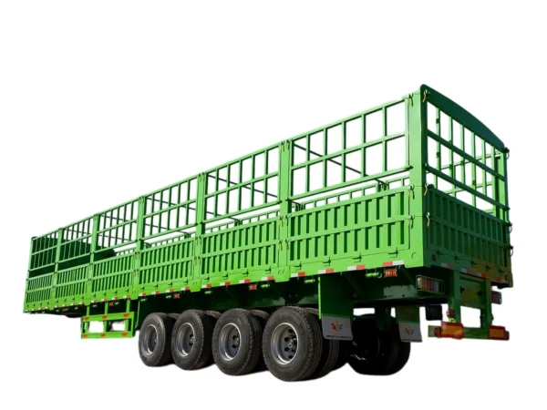 Multi Axle Fence Semi Trailer for Mineral Bulk Hauling