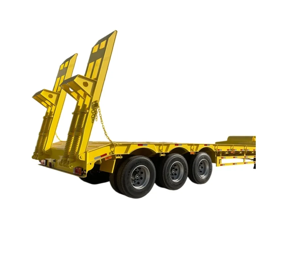 Multi Axle Lowbed Semi Trailer for 60-150T Payload