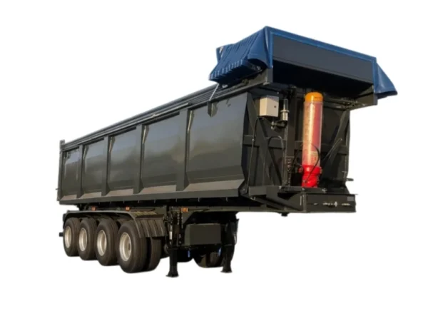 Rear Dump Semi Trailer 30000kg Steel Tipper Trailer