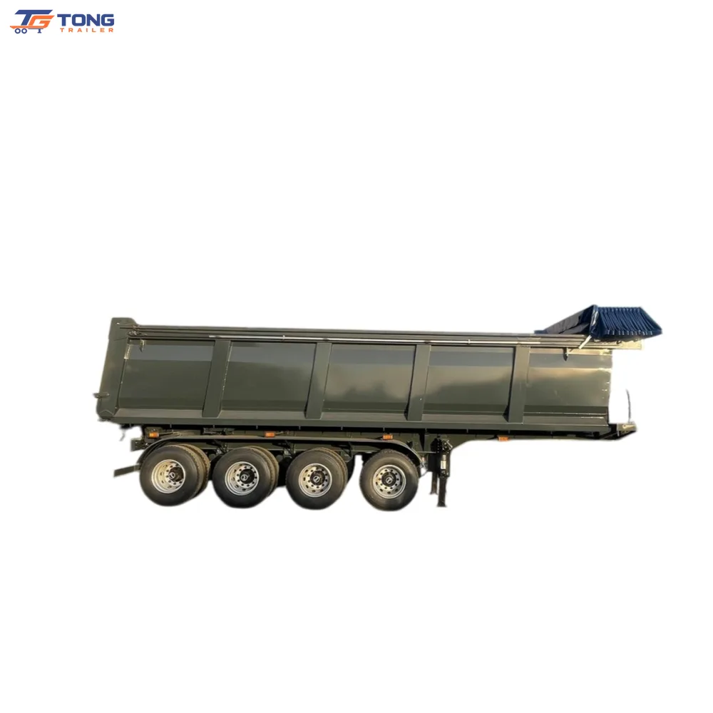 Rear Dump Semi Trailer | 30T+ Steel Tipper Trailer gallery 1