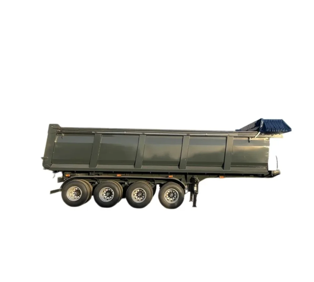 Rear Dump Semi Trailer | 30T+ Steel Tipper Trailer