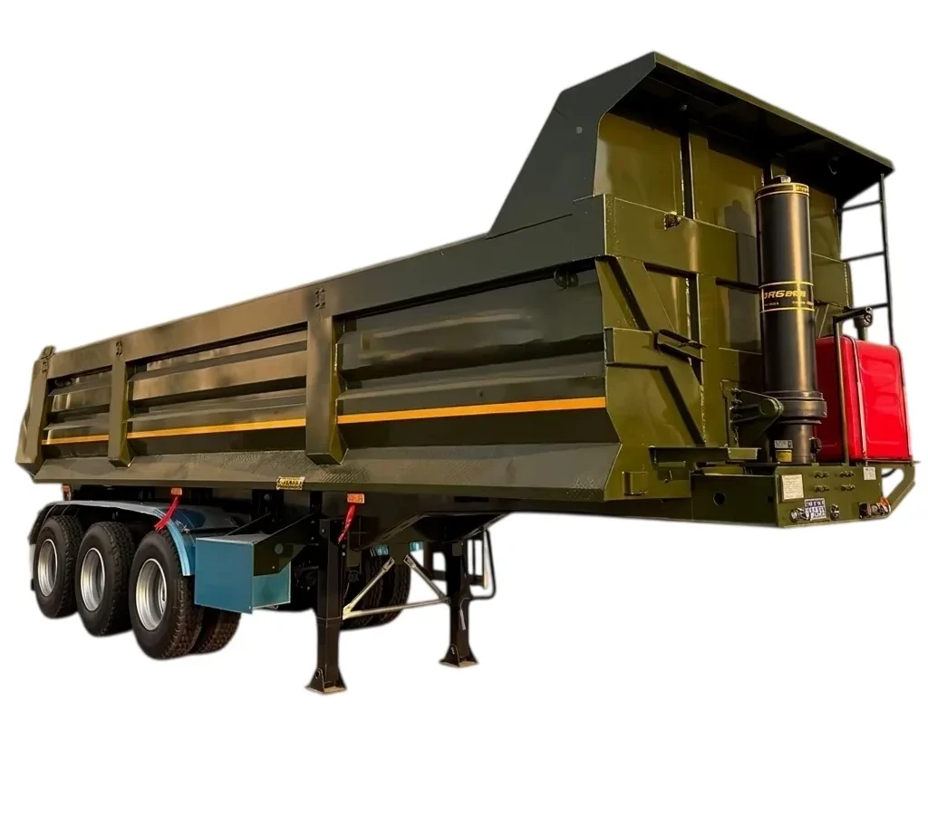 Rear Dump Semi Trailer 80 Ton – 2/3/4 Axle Steel Tipper