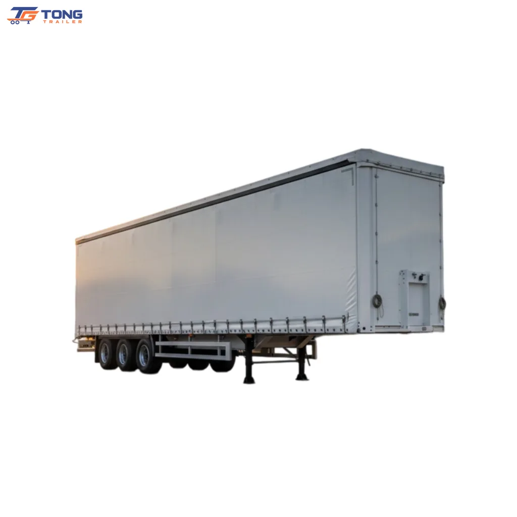 Side Curtain Semi Trailer 60T-150T Payload gallery 1