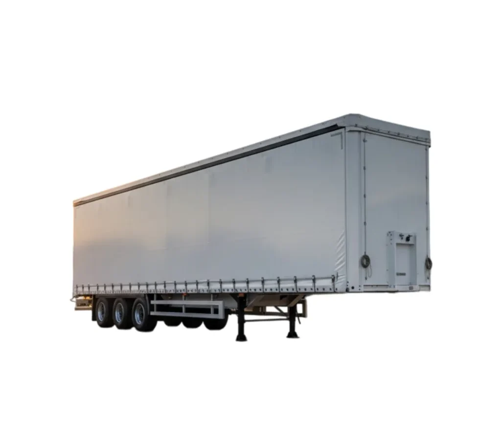 Side Curtain Semi Trailer 60T-150T Payload