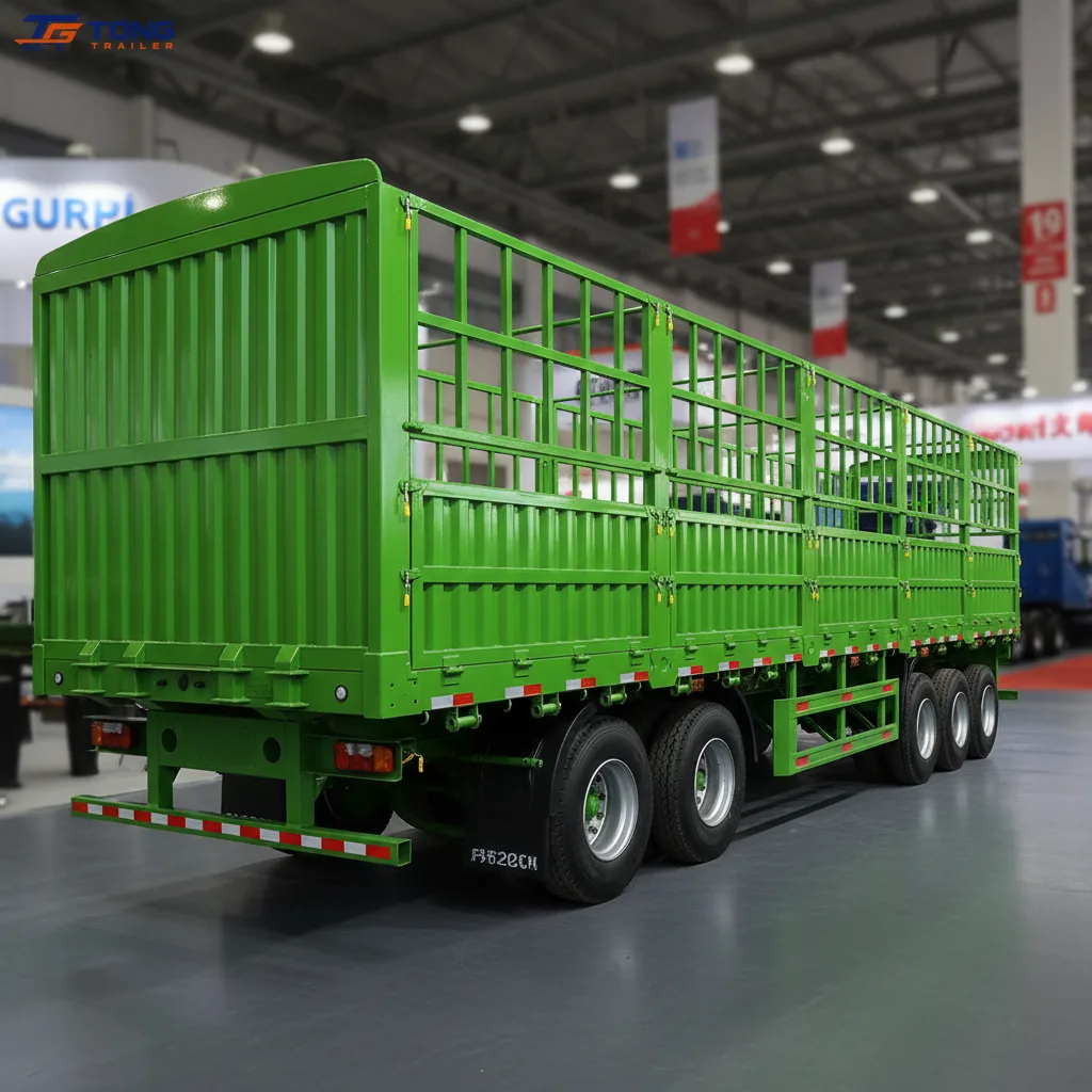 Side Wall Semi Trailer | 60-150T 2-5 Axle Steel gallery 2