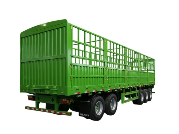 Steel Fence Semi Trailer 60T-150T 2-5 Axles 13m
