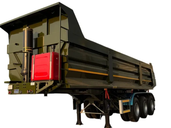 Steel Semi-Trailer Dump Transport Truck Trailer 30000kg