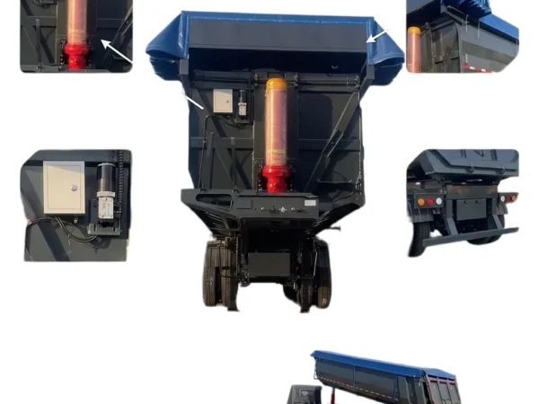 Tipping Semi Trailer 30000kg Hydraulic Dump for Sale