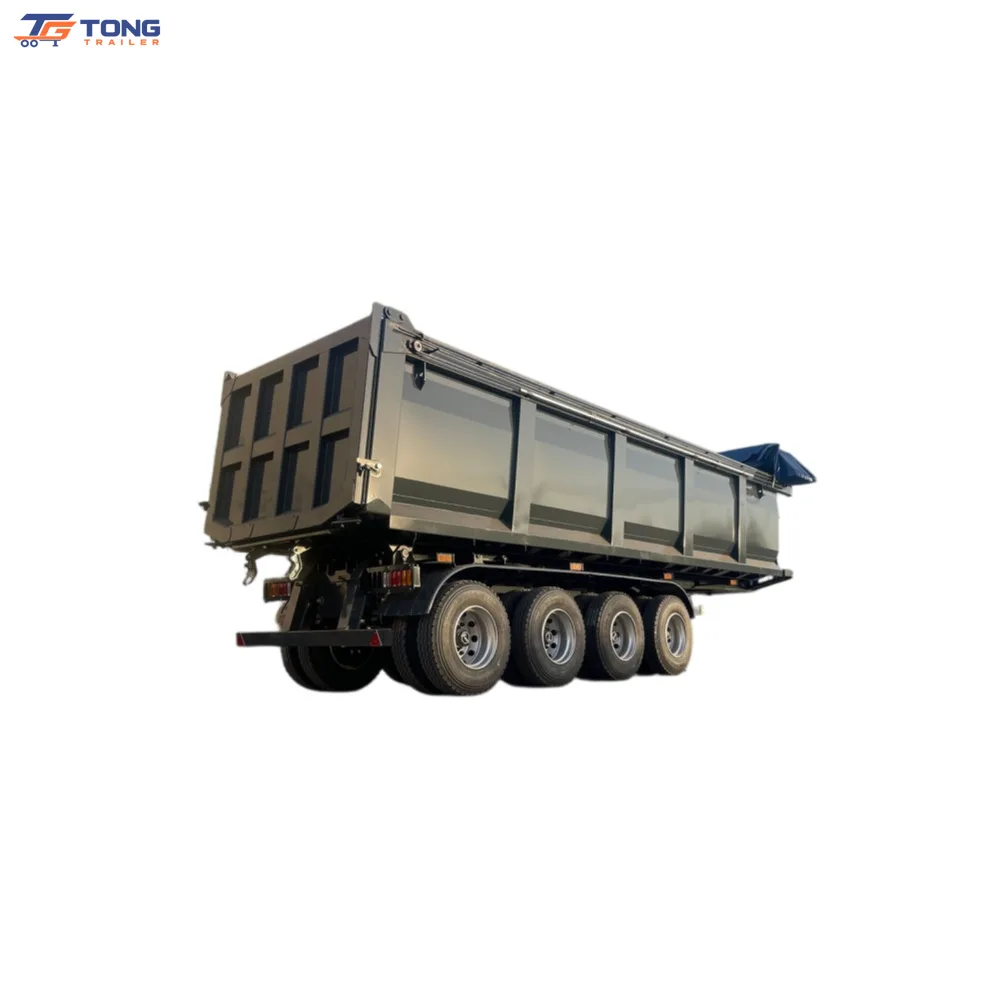 Tipping Semi Trailer | 30T+ Steel Rear Dump, 2-6 Axles gallery 2