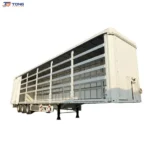 Tri Axle Curtain Side Semi Trailer 50 Tons 45 Ft gallery 2