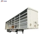 Tri Axle Curtain Side Semi Trailer 60T-150T Payload gallery 3