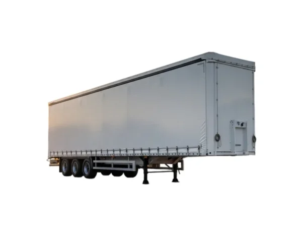 Tri Axle Curtain Side Semi Trailer 60T-150T Payload