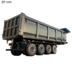U Type Dump Semi Trailer 30000kg Steel Rear Tipper gallery 2