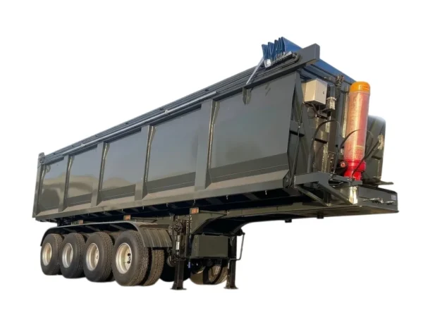 U Type Dump Semi Trailer for Sand Stone Mining Haulage