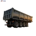 U type dump semi-trailer with 30T-100T load capacity gallery 1