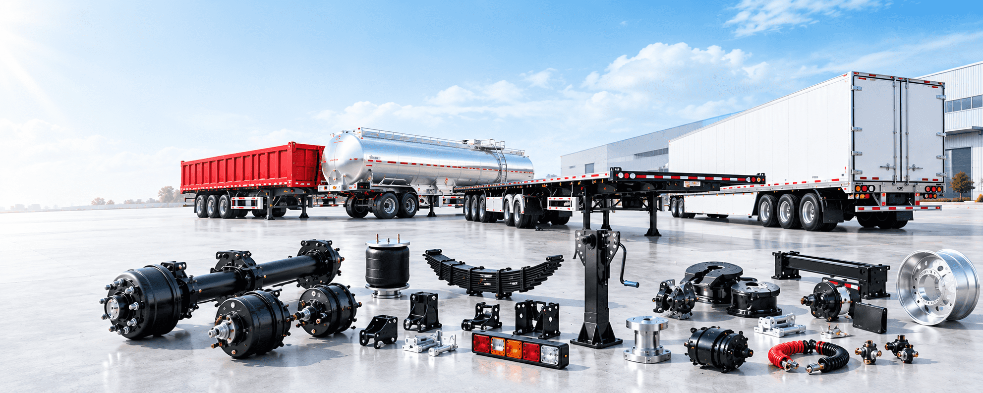 Heavy-Duty Semi-Trailers Built for Global Roads