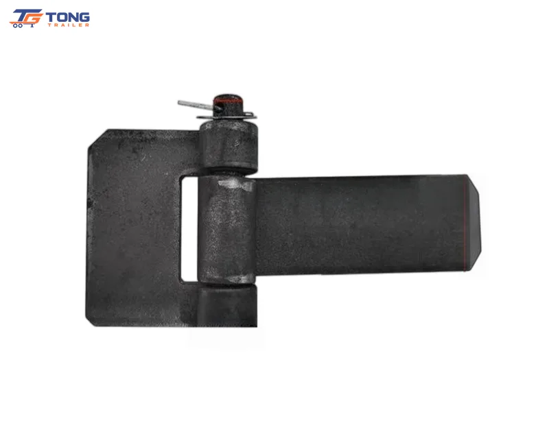 Greaseable Dump Trailer Gate Hinge, Short Strap, 180 mm