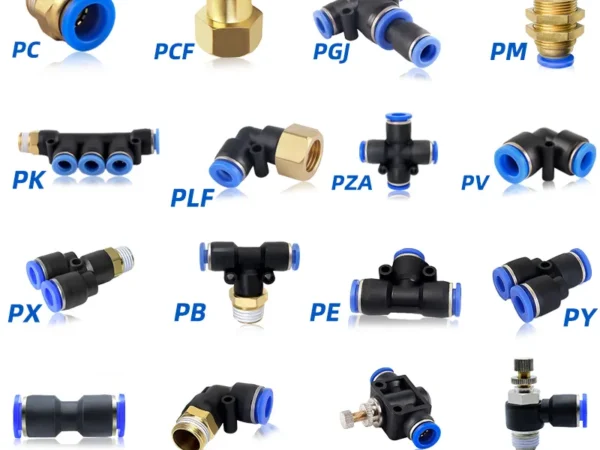 Pneumatic Quick oupler Push-In Fitting 4mm-16mm Tee Y L